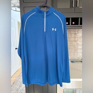 NWT Men’s Under Armour Blue Quarter-Zip Top